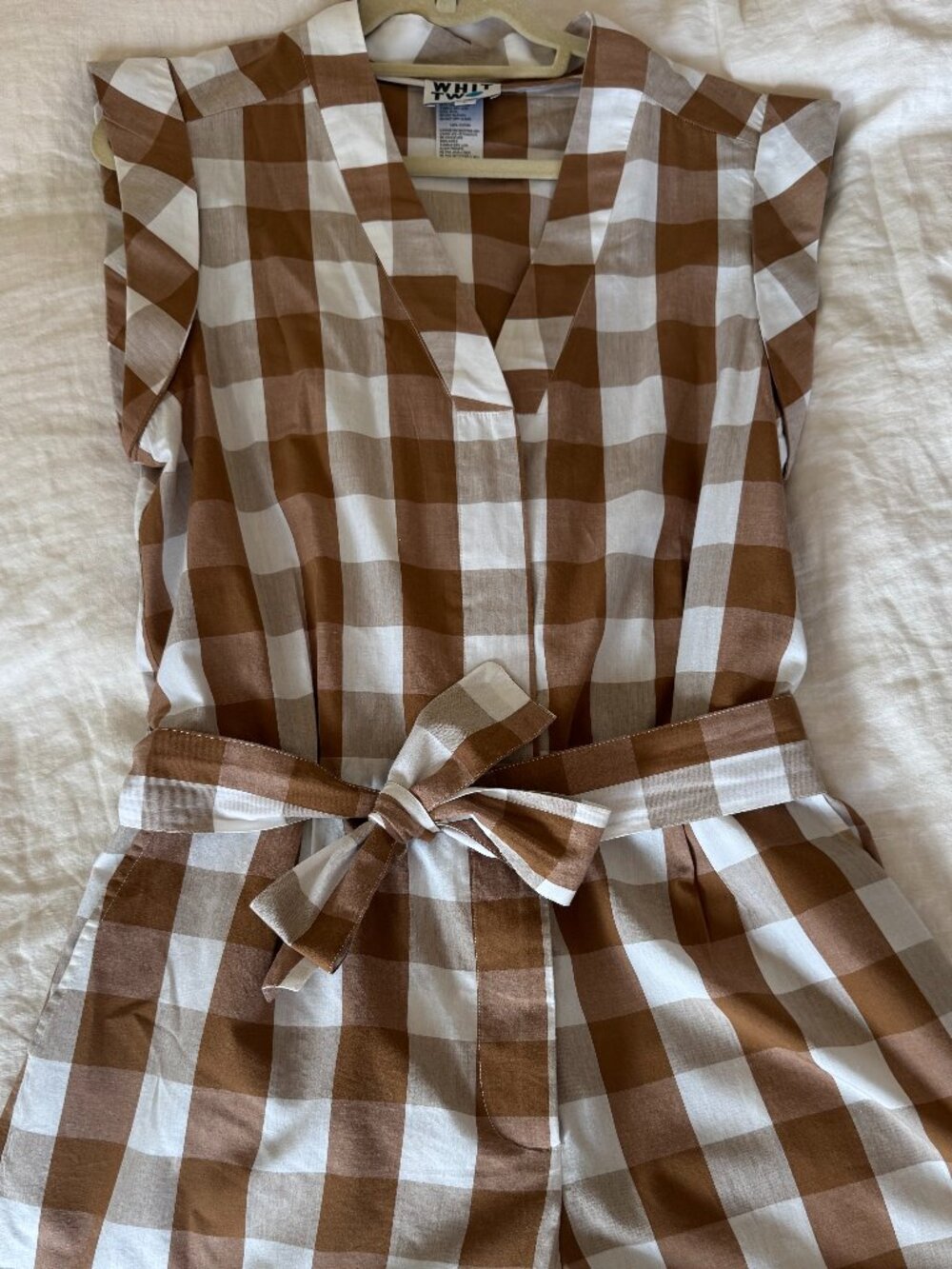 Whit Two Gingham jumper